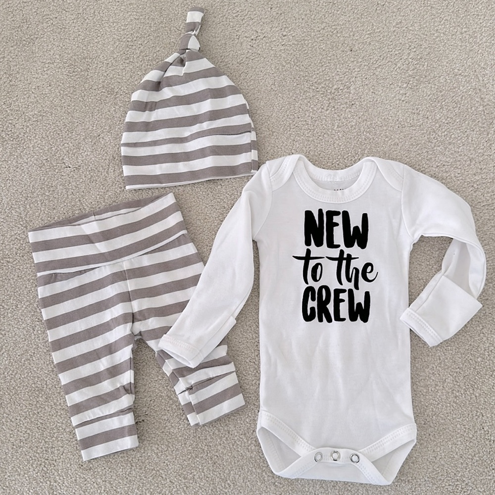 Gigi and Max Newborn “Going Home” Outfit